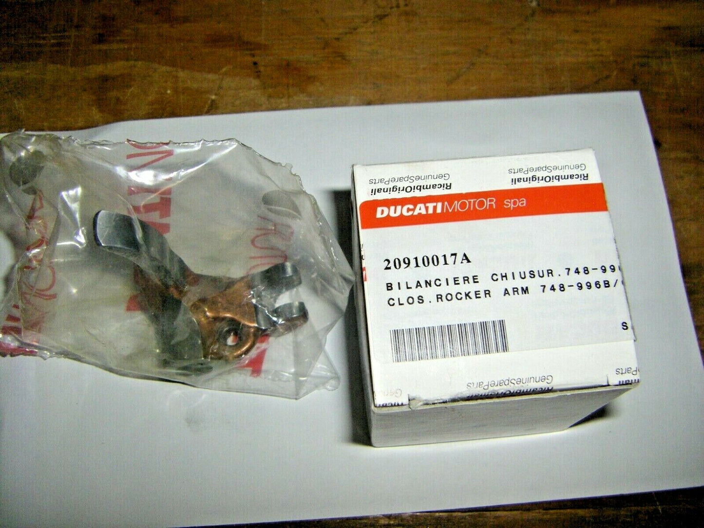 DUCATI 851,888,916,748,996, ST4 CLOSING ROCKER ARM RIGHT 20910017A