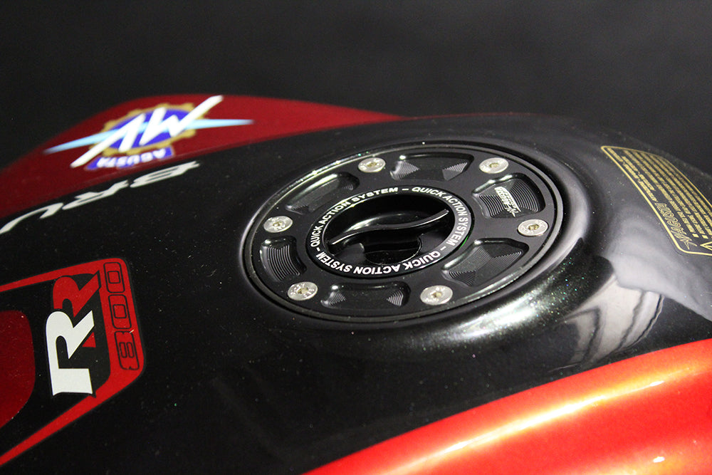 MV Agusta Corse 3 Cyilinders Red Fuel Tank Cap, 8000C1694