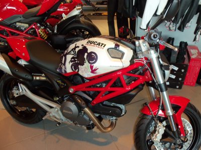 Tank Cover til Monster 696, 796, 1100