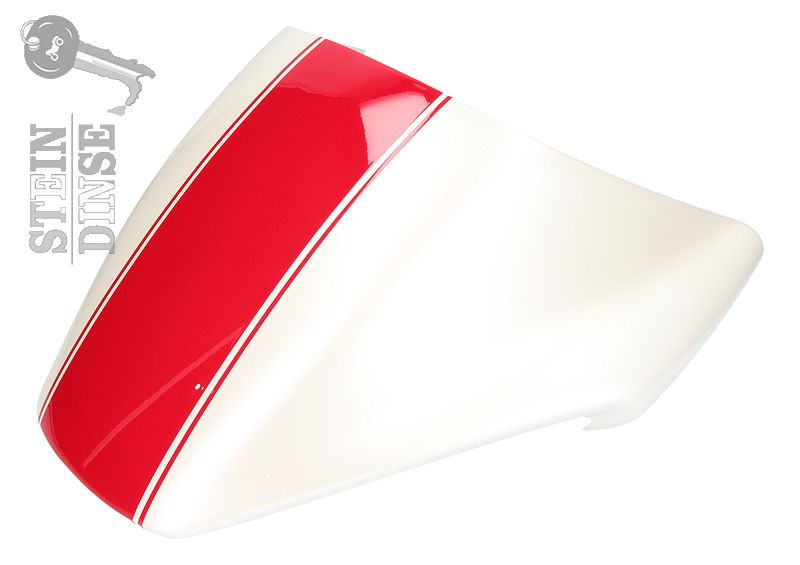 DUCATI OEM COVER SEAT TAIL PEARL/RED STRIP