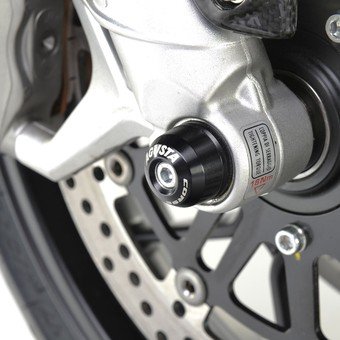 Front wheel axle nut
