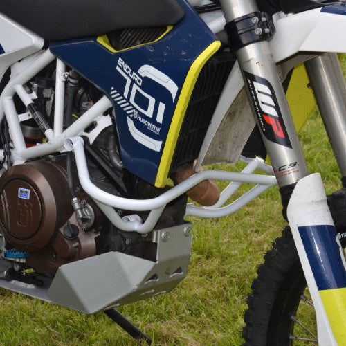 Husqvarna 701 Enduro/SMC Protection Bars-White