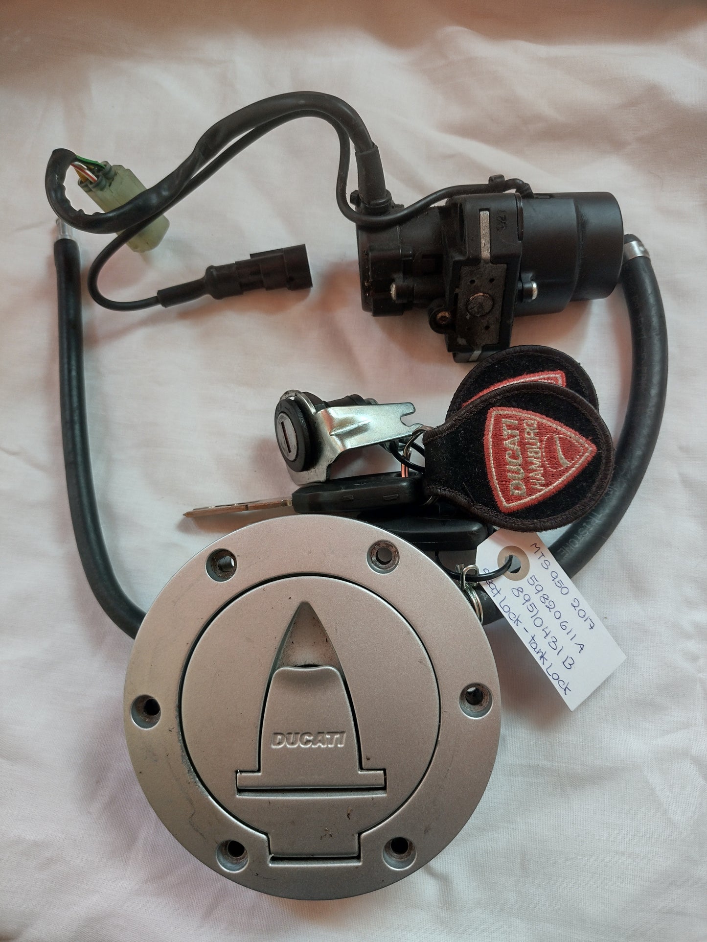 Tank lock, Seat lock, main switz, Ducati MTS 950