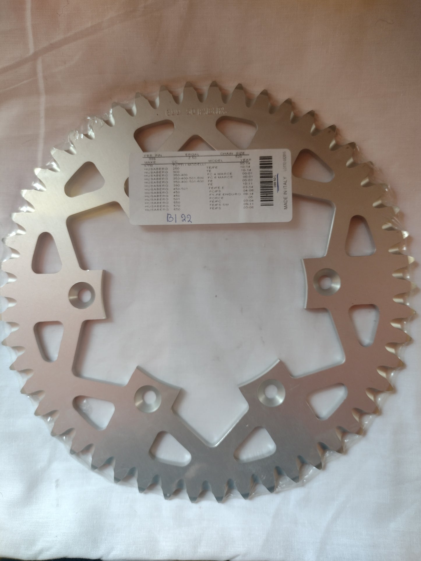 Kædehjul 50T KTM